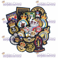 Hand Embroidered Bullion Badges Supplier
