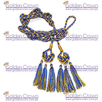 Celtic Knot Cincture Blue And Gold