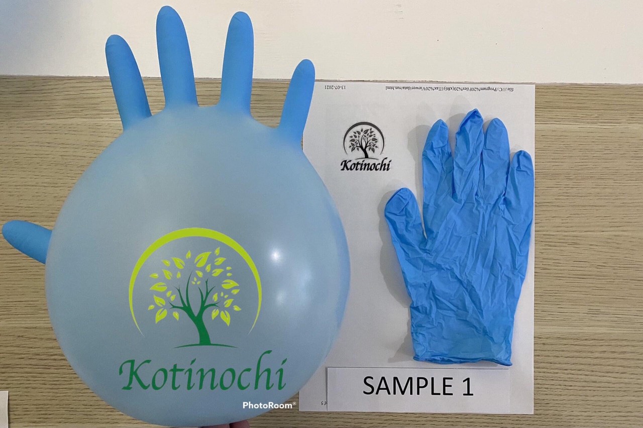 Powder-free Blue Gloves For Kotinochi
