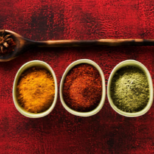 Ground Spices (turmeric, chili, coriander)